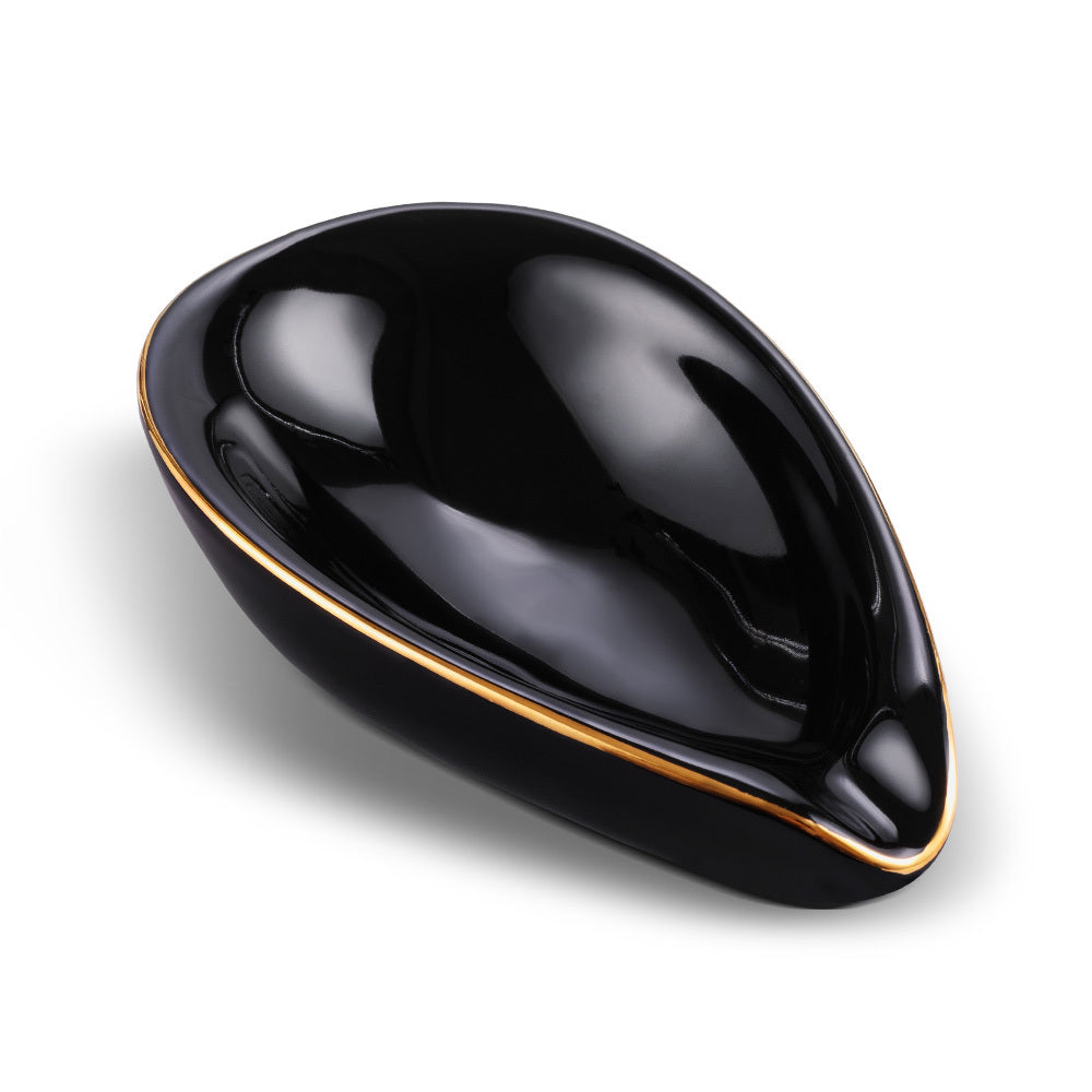 Bright Gold Stroke Cigar Ashtray